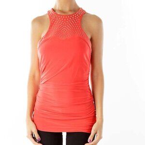 Cache Red Studded Top